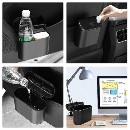 3Pcs Car Trash Can (with Lid) Contains 60 (300) Garbage Bags