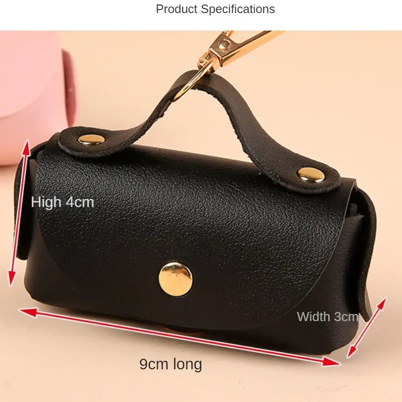Stylish Pet Bag Holder Faux Leather Pet Poop Bag Holder