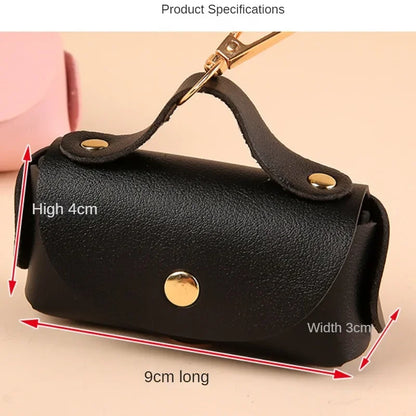 Stylish Pet Bag Holder Faux Leather Pet Poop Bag Holder